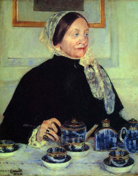 Mary Cassatt Lady at the Tea Table Germany oil painting art